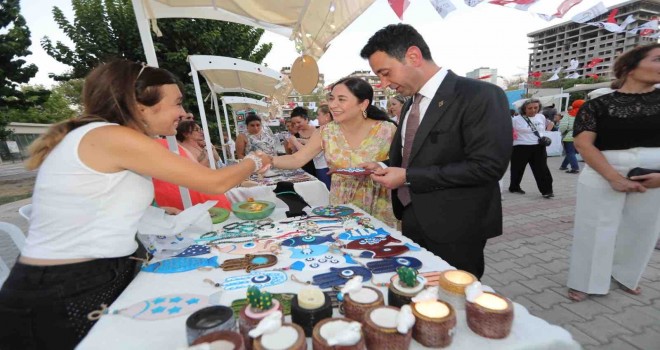 Bayraklı’nın üreten kadınlarına özel sergi