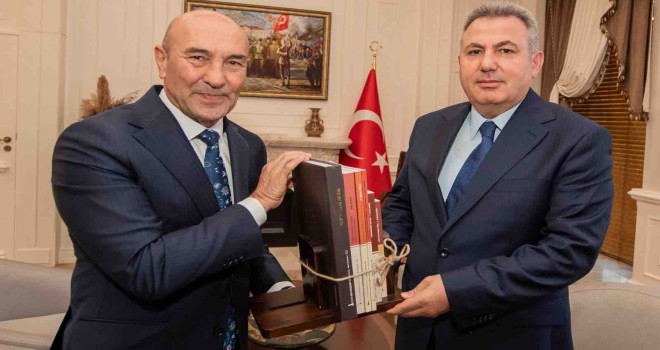 Başkan Soyer’den Vali Elban’a ziyaret