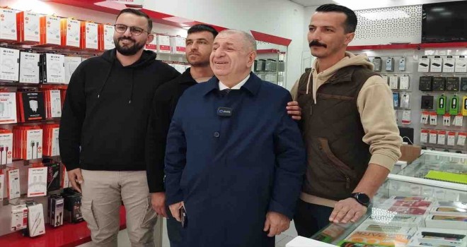 Ümit Özdağ, Seferihisar ve Urla'da esnaf ve vatandaşlarla buluştu