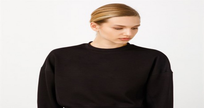 Rahat Kalıbı İle Kadın Sweatshirt