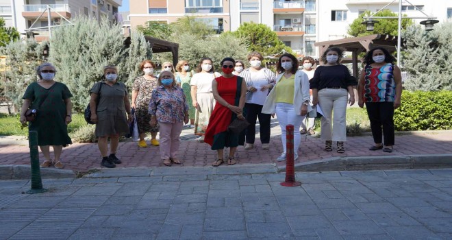 Başkanın eşi Öznur Tugay, İstanbul Sözleşmesi için sahaya çıktı