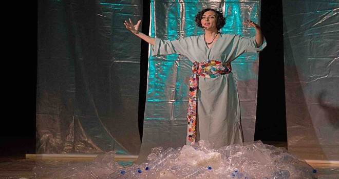 Geri dönüşümün önemi tiyatro ile anlatıldı