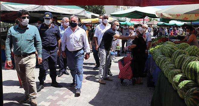 Menemen'de korona tedbirleri arttı