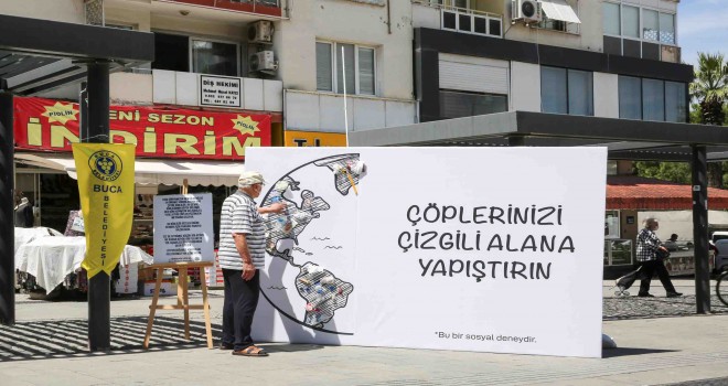 Buca’da çöpler yere düşmedi