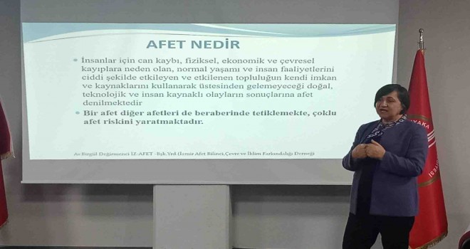 Karşıyaka'da ''Depreme Nasıl Hazır Oluruz'' paneli