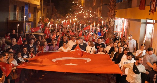 Seferihisar fener alayıyla aydınlandı