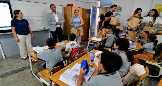 Başkan Eşki’den miniklere sürpriz ziyaret