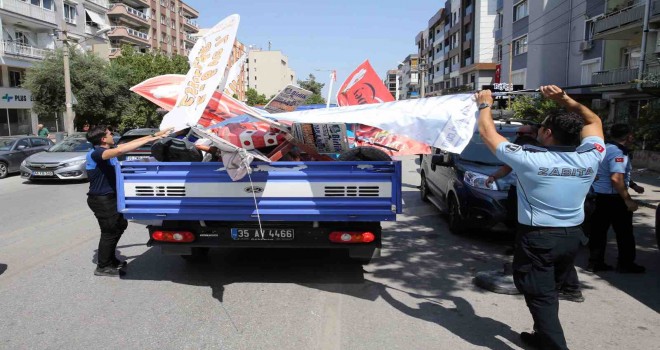 Karşıyaka’da işgal denetimleri devam ediyor