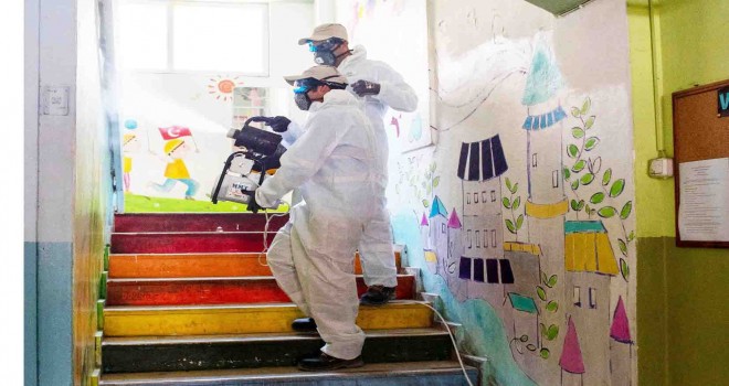 İzmir Büyükşehir’den okullara hijyen desteği