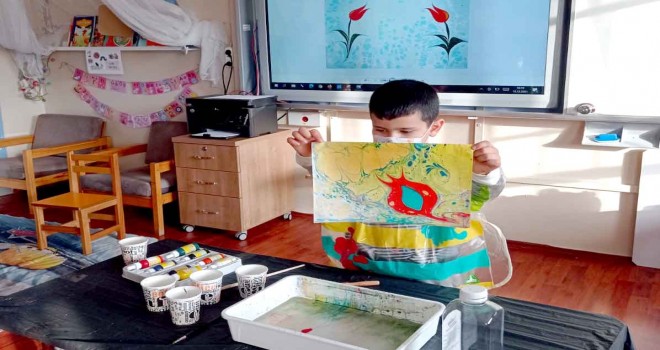 Minik öğrenciler hem eğlendiler hem de öğrendiler