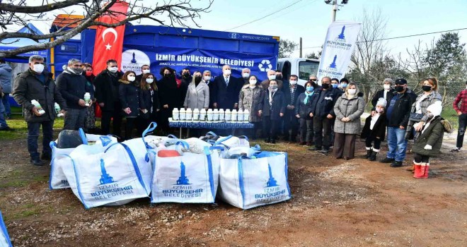 Zirai ambalaj atıklarını toplayan üreticiye gübre desteği