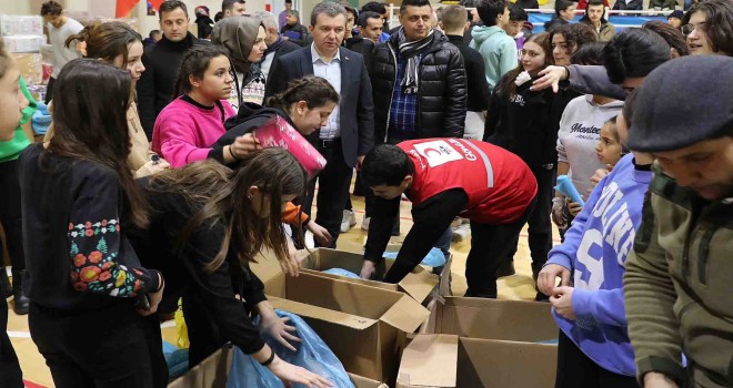 Asrın felaketinde, Bergama tek yürek oldu