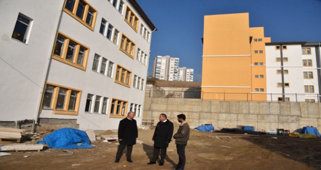 Karşıyaka Spor Lisesi inşaatı bitme aşamasında