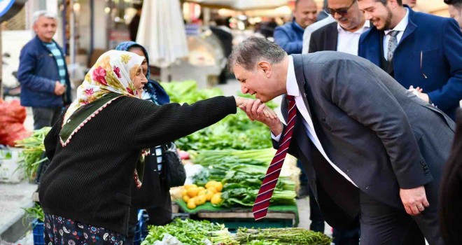 Cemil Tugay'dan Tireli üreticiye moral