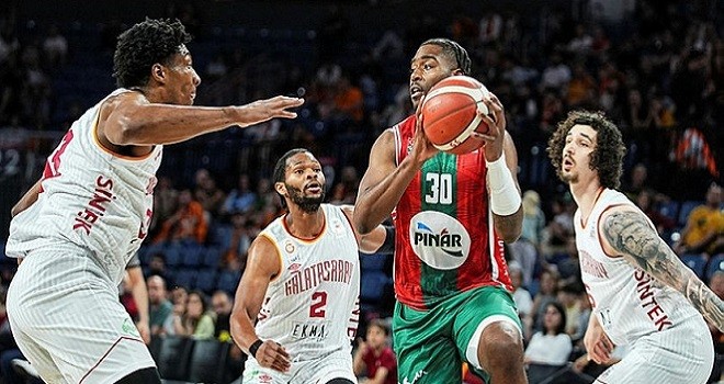 Pınar Karşıyaka Galatasaray'ı İstanbul'da yendi