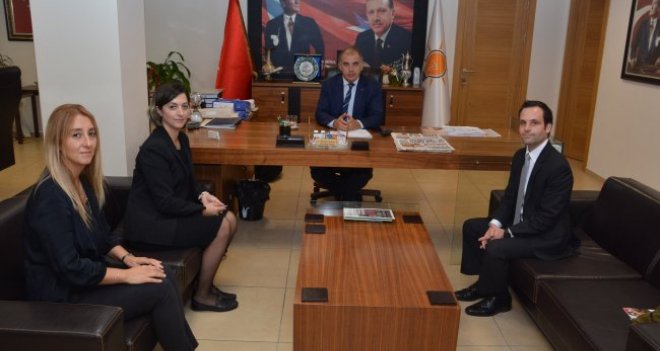 Ak Partili Delican'a ABD Büyükelçiliği'nden ziyaret