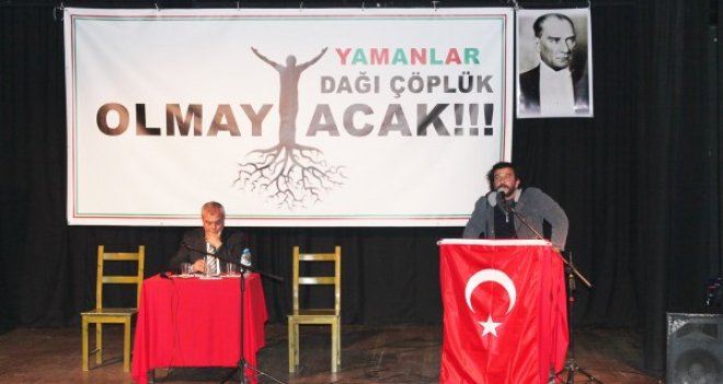 Akademisyenler, Yamanlar çöp tesisine karşı çıktı