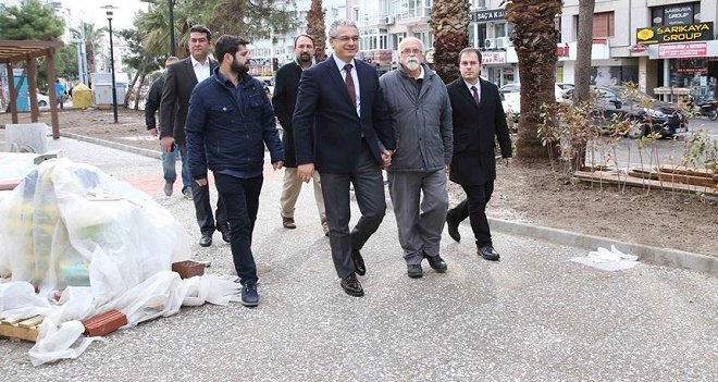 Akpınar Balıkçı Parkı'nı inceledi