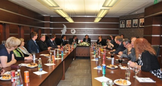 Alman heyetinden İAOSB'nin sosyal projelerine büyük ilgi