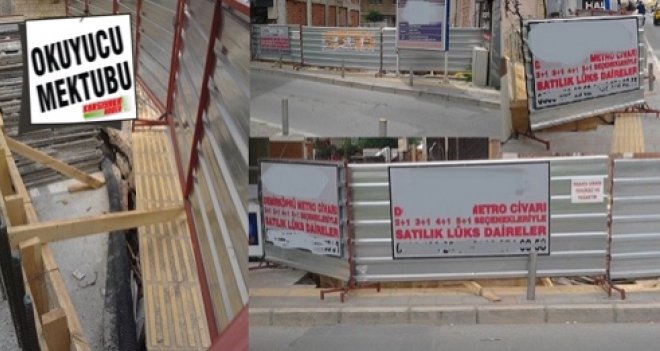 Apartman temeli kaldırımda!..