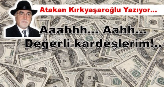 Atakan Kırkyaşaroğlu Yazıyor...