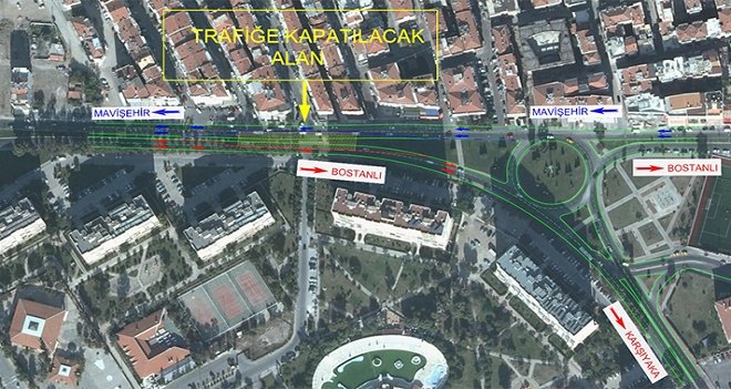Atakent kavşağında tramvay düzenlemesi