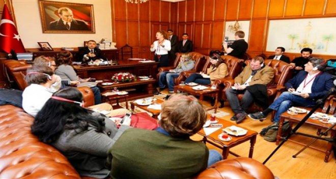 Avrupa basınından Vali Toprak'a ziyaret