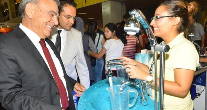 Aziz Kocaoğlu fuarı gezdi...