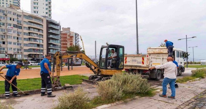 Kordon’da deniz taşkınlarına karşı önlem