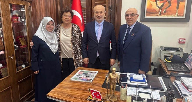 Müftü Cihangeri gazileri ziyaret etti