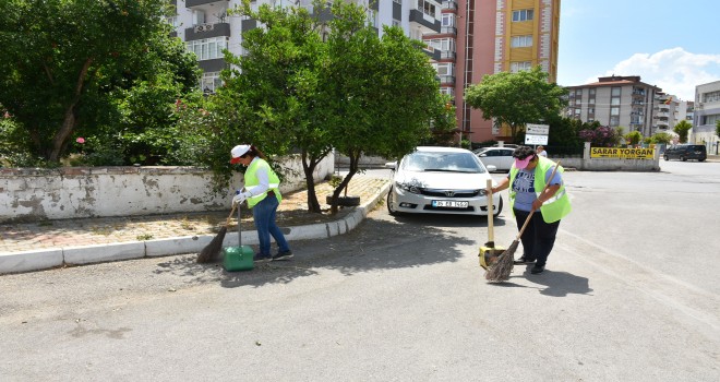 Narlıdere’nin sokaklarına kadın eli değdi