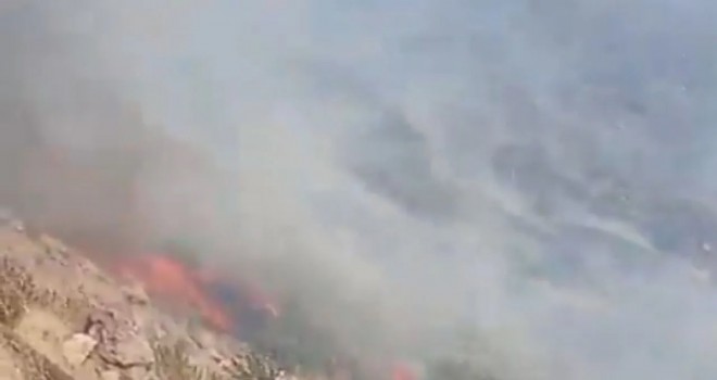 Çiğli'de yangın söndürüldü