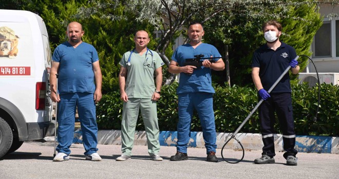 Karabağlar’da kurban yakalama timi iş başında