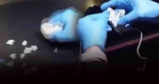 Karşıyaka'da motosiklette kokain bulundu