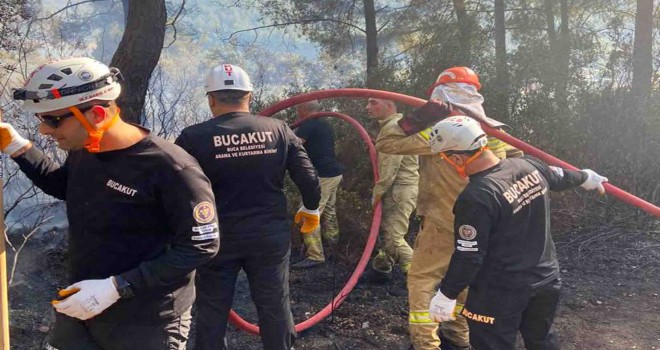 Buca’da orman yangınlarına karşı dört koldan seferberlik