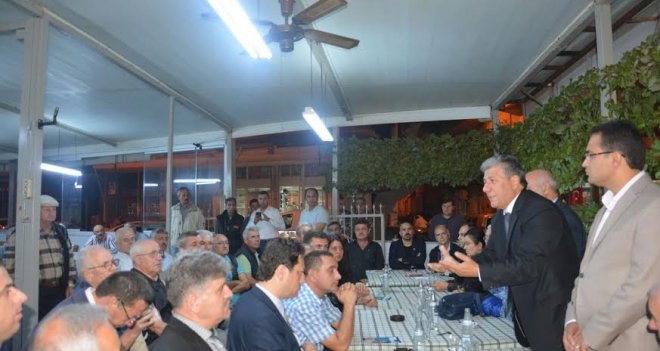 Balbay seçim çalışmalarına kahvehanelerde devam ediyor