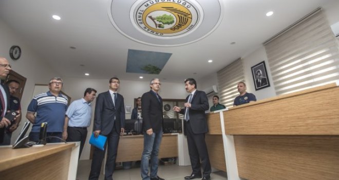 Başkan Akpınar Orman Yangınları Harekât Merkezi'ni ziyaret etti