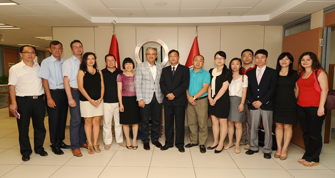 BAŞKAN AKPINAR’A ÇİN’DEN DESTEK