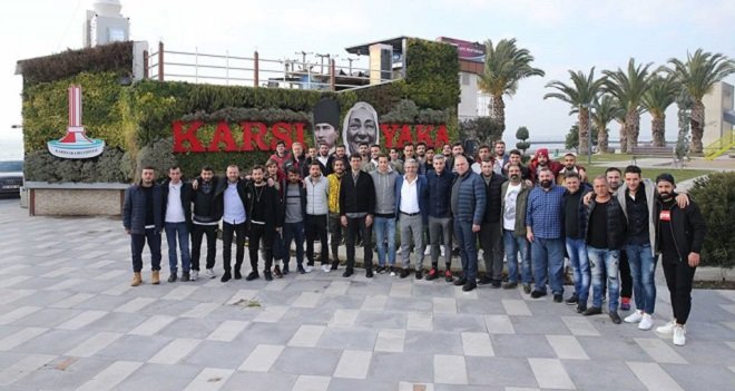 Başkan Akpınar'dan Kaf Kaf'lı futbolculara moral...