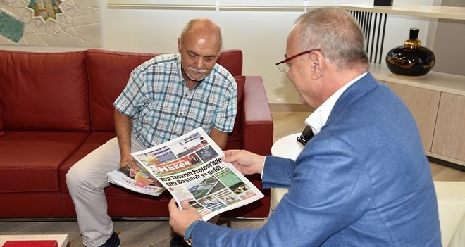 Başkan Ergün'den Karşıyaka Haber'e övgü...