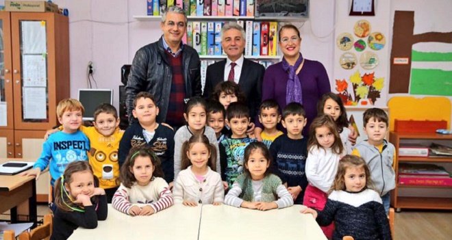 Başkan minikleri ziyaret etti...