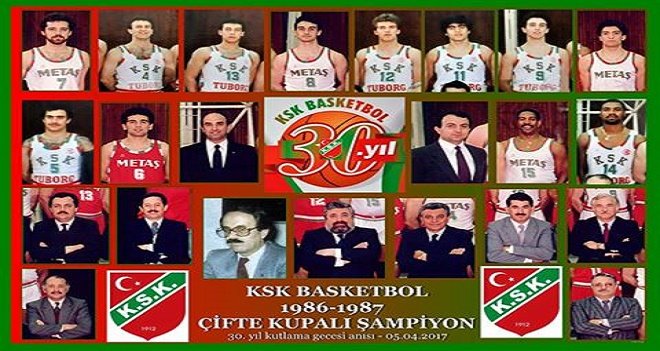 Basketbolda çifte şampiyonluk 30. yılında kutlanacak...