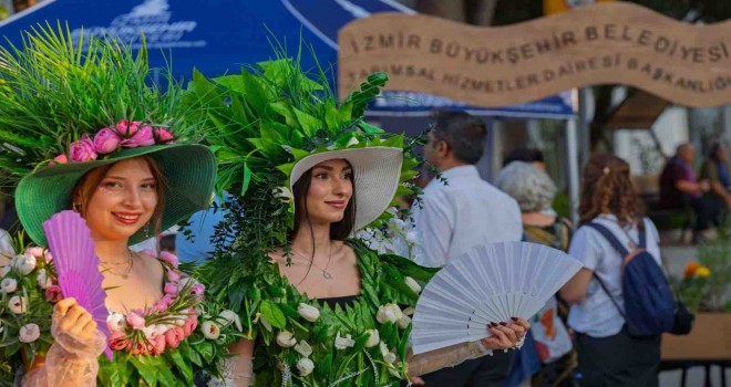 1. İzmir Balkon ve Bahçe Bitkileri Festivali başladı