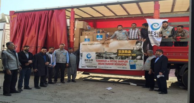 Beşir Derneği'nden Türkmenlere tır dolusu yardım