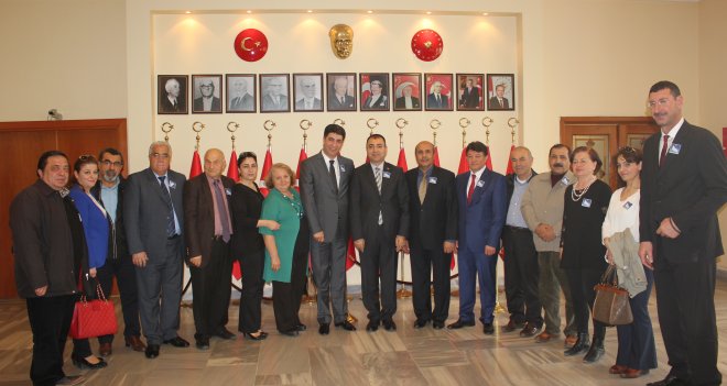 Beyaz Sivil İnsiyatif, Vali Toprak'ı ziyaret etti