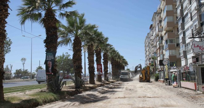 Bostanlı Suat Gürbüzer Sokak yenileniyor