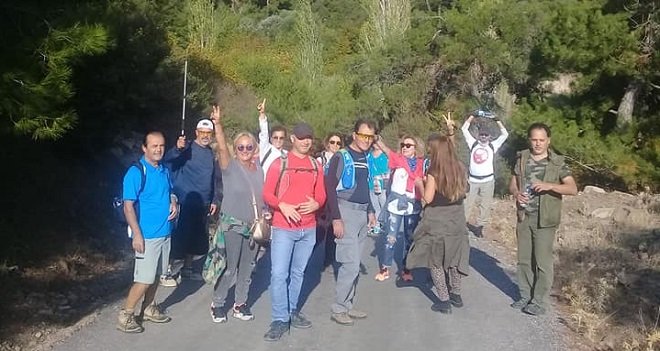 Bostanlıspor dağcıları Homeros Vadisi'nde...