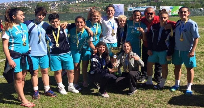 Bostanlıspor'un kızları yine Türkiye Şampiyonu...