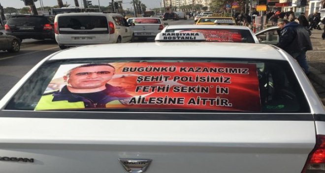 Bugünkü kazançları kahraman şehit polis Fethi Sekin'in ailesine...