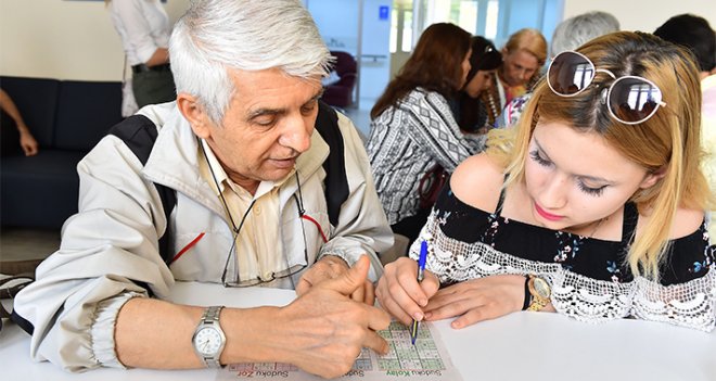Büyükşehir, yaşlılarla gençleri ''sudoku''da buluşturdu